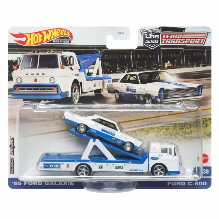 Hot Wheels Team Transport 38 '65 Ford Galaxie & Ford C-800 - 1