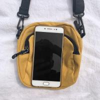 Bolso De Hombro Para Mujer Mini Tamaño Canvas Small Crossbody Bags Con Cierre De Cremallera Bolsa De Teléfono Para Diversas Occasiones - details 4