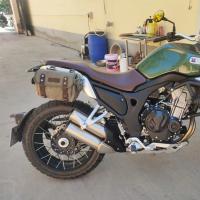 Bolsas De Sillín Para Motocicleta Negras Impermeables De Lona Con Cera De Aceite Bolsas Laterales Para Motocicleta Equipaje De Herramientas - details 7