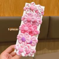 5 Hermosas Horquillas De Pelo En Forma De Flor Rosa Accesorios Para El Cabello De Princesa Adecuados Para El Uso Diario - details 3