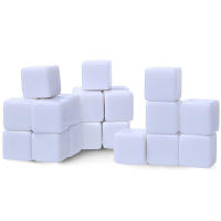 6/10pcs Dados Llenos De Acrílico De 16mm Superficies Llanas Escribibles Para Juegos De Mesa Interiores Propiedades De Juego Redondos Y Cuadrados Con Esquinas Redondeadas TMZ - details 2