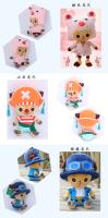 Muñeco De Peluche De 25cm De Anime Japonés One Piece Figura De Dibujos Animados Luffy Chopper Ace Roronoa Zoro Regalos Para Niños En Navidad - details 5