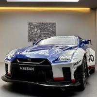 Coche De Deportes Nissan GT-R a Escala 1:22 Con Sonido Y Luz Modelo Metálico De Alta Simulación Para Coleccionistas Y Regalos Para Niños - details 0
