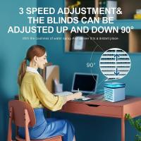 Aire Acondicionado Portátil para Uso Personal, Mini Ventilador Enfriador de Aire, Aire Acondicionado Personal USB, Aire Acondicionado Pequeño para Dormitorio, Oficina y Hogar - details 0