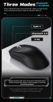 Ratón Inalámbrico VXE Dragonfly R1 Con Sensor PAW3395 52840 2KHz Para Juegos Y Oficina Botones Inteligentes Bajo Retardo - details 10