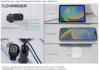 XCharger All in One 43W: Cargador Multifuncional de Carga Rápida con Cable USB-C, y Cargador de Reloj, Compatible con Dispositivos Apple como iPhone, iPad, AirPods, Equipado con un Cargador Específico para Watch. - details 4