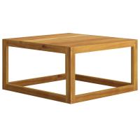 vidaXL Mesa de centro de madera maciza de acacia 68x68x29 cm Conjunto Terraza Muebles Jardín Exterior Juego de Muebles de jardín Mueble Jardín Exterior Muebles de Salon Exterior - details 3