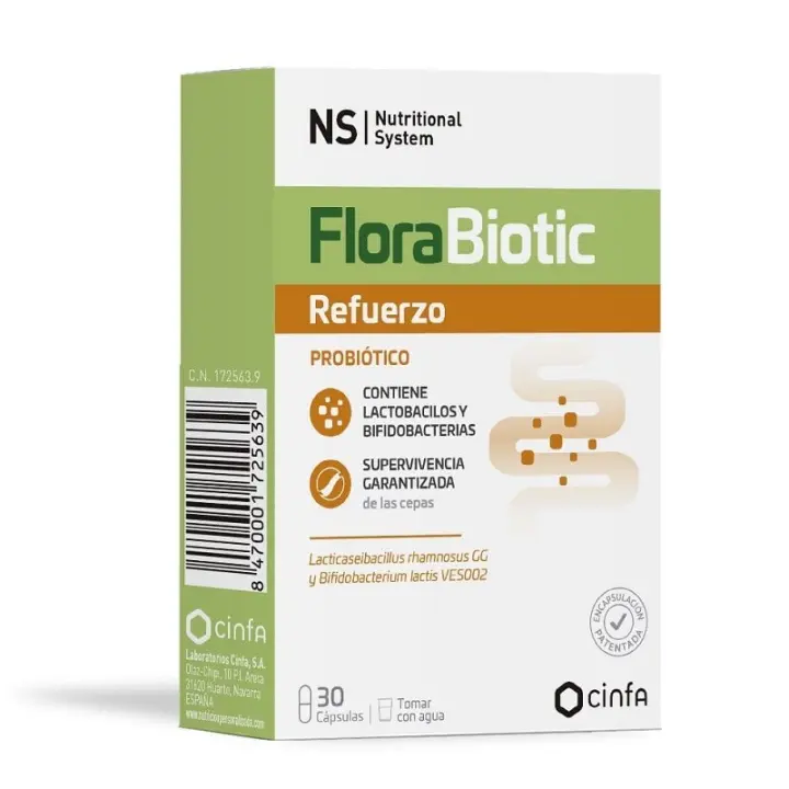 NS Florabiotic Refuerzo 30 cápsulas - Cinfa - 1