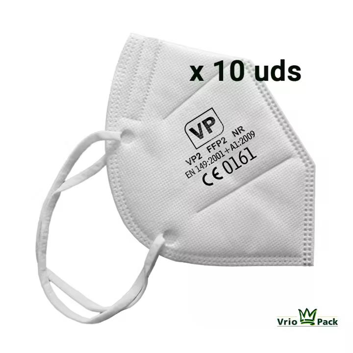 VP2 Mascarillas FF2 NR de color blanco. Fabricadas en España - 1