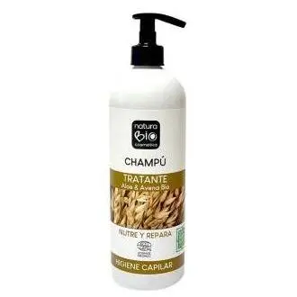 Naturabio Cosmetics Champú Tratante Aloe Avena Bio 740Ml - 1
