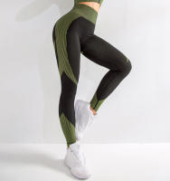 Leggings De Gimnasio Para Mujer Cintura Alta Sin Costuras Con Control De Abdomen Talla Justa Para Yoga Running Actividad Física - details 10
