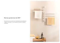 CREATE - Toallero eléctrico con barras giratorias 180º de bajo consumo - WARM TOWEL MINIMAL - details 1