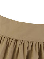 Falda Larga De Cintura Alta Celmia Para Mujer Estilo Vintage Playa A-Line Con Cierre De Cremallera Y Pliegues Casual Y Elegante Para Fiestas Y Playa - details 11