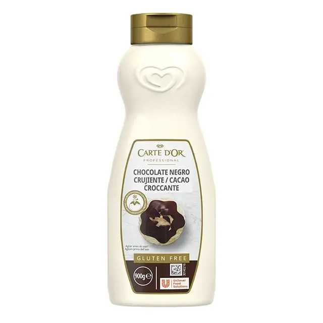Carte D´or sirope de Chocolate Crunchy botella 900 grs. - 1