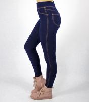 Leggings vaqueros térmicos con pelo interior para mujer - details 0