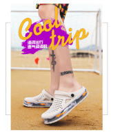 Zapatillas De Hombre Casual Transpirables Y Cómodas Para Verano Impermeables Con Bajo Suave Para Playa Zapatillas De Conducción Dual Propósito - details 13