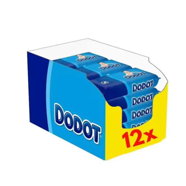 DODOT Toallitas dermo active para bebé PACK de 12 paquetes de 64 unidades (768 toallitas) - 1