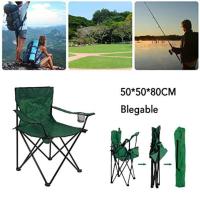 Pack 4 Sillas de Camping, Silla de Acampada Pesca Festival  Plegable 50Prof. x 80Ancho x 80Alto centímetros Azul - details 7