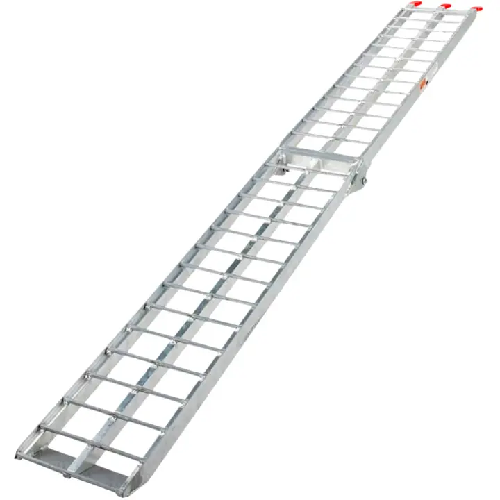 Rampa Plegable de Aluminio, Antideslizante, 340kg Carga Máxima, Ideal para Motos, Camiones, Furgonetas, Remolques, Jago - 1