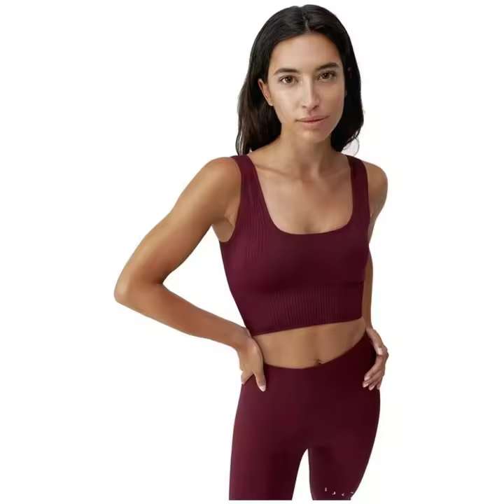 Top Born Living Yoga Yami Bordeaux Mujer - 1