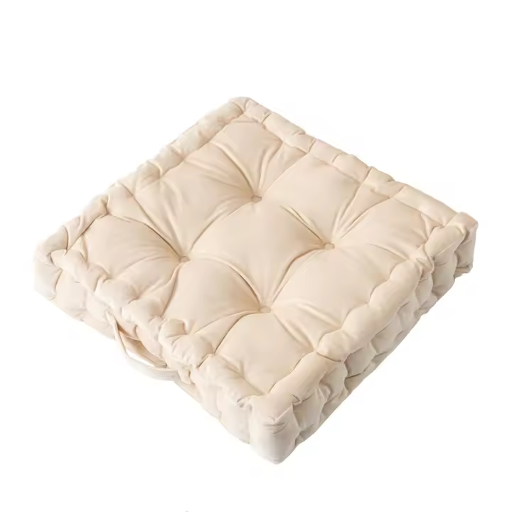 Cojín cuadrado de Tatami para el hogar, almohada de asiento suave, 42x42cm - 1