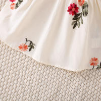 Vestido De Bebé Para Niña Estilizado Con Flores Estilo Chino Y Occidental Vestido De Verano Para Niñas (0-3 Años) - details 6