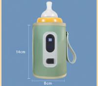 Bolsa Térmica Portátil Para Lactantes Calentador De Botellas De Leche Digital USB Impermeable Y Duradera Para Viajes 360ml - details 2