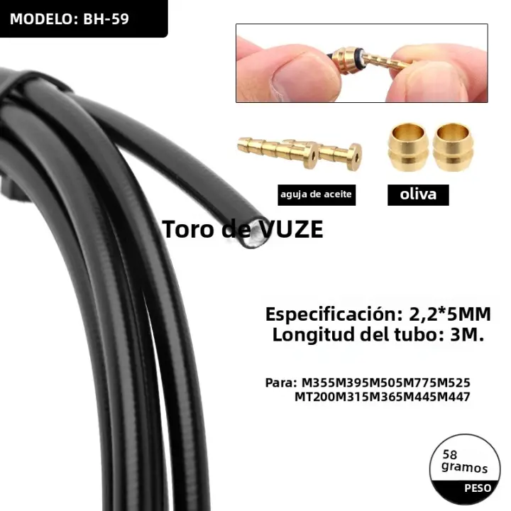 Anillo De Presión Para Tubo De Aceite De Frenado De Bicicleta MTB Apto Para BH90 BH59 M395 M375 Accesorio De Reparación De Bicicleta - 1