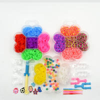 Juego De Hilo De Goma Para Tejer Pulseras DIY Manualidades Para Niñas Set De Loom De Silicona Regalo Creativo Para Niños Y Niñas - details 11