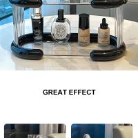 Estante De 3 Niveles De Acrílico Organizador De Maquillaje Para Baño Y Cocina Estuche De Almacenamiento Transparente Para Display De Muñecas - details 14
