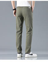 Pantalones Clásicos Para Hombre Verano 2024 Gris Azul Negro Moda Casual Comodidad Talla Media Cierre De Cremallera Estilo Recto - details 20