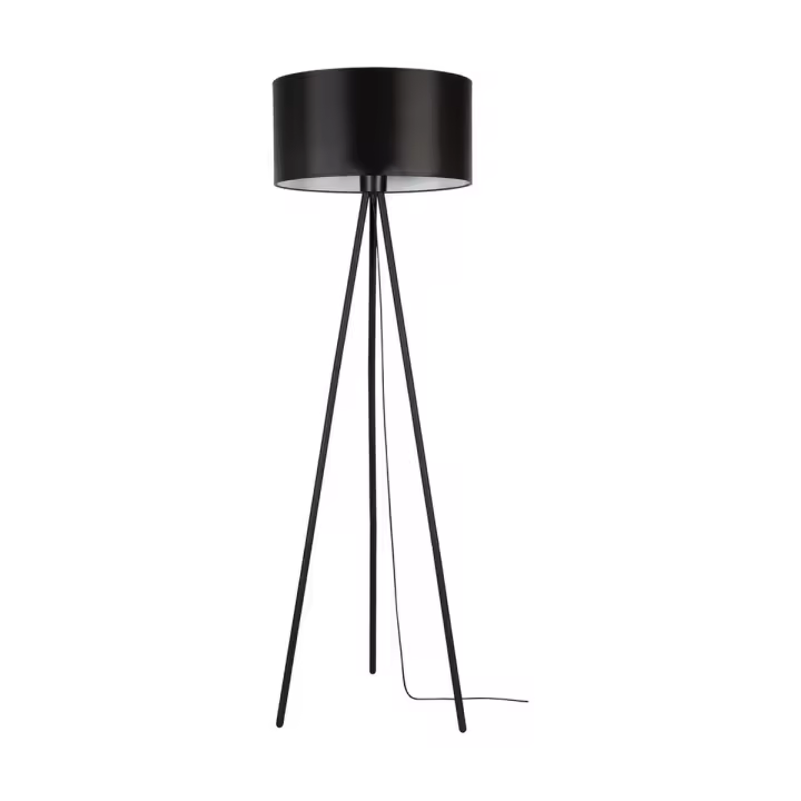 Lámpara de Pie Ergene, Metal, Negro, 50x50x160 cm - 1