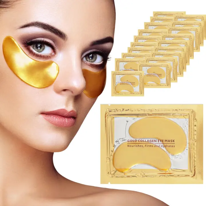 MISTIK  20 Pares de Parches para Ojeras y Bolsas de Ojos Acido Hialuronico Vitamina C E  Tratamiento Anti-envejecimiento Contorno de ojos Cuidado de la piel Tratamiento de arrugas Fórmula antiedad Revitalización ocular Elimina MISTIK BEAUTY MADRID - 1