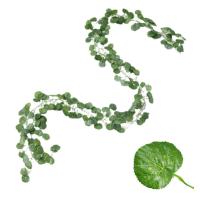 1/2PCS Simulación De Planta De Pared Verde Para Interior Decoración De Flores Rattan Falsas Hojas Verdes Begonia Adorno De Pared Colgante De Plástico - details 0