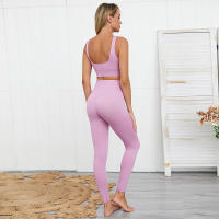 Leggings Deportivas Sin Costuras Para Mujer High Waist Yoga Pantalones De Gimnasio Fitness Squatproof Tallas Verdaderas Ropa De Gimnasio - details 4