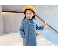 Abrigo De Lana Para Niñas Doble Botón Estilo Invernal Abrigo De Trench Otoño Invierno Ropa Para Niños 2-6 Años Outerwear - details 6