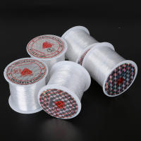 Hilo De Nylon Para Joyería DIY No Estirable Translúcido Variedad De Tamaños Para Perlas Y Cordones De Hilo De Línea De Pesca - details 1