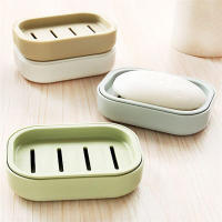 Caja De Jabón Portátil Doble Capa De Plástico Con Tapa Para Baño Organizador De Drenaje Para El Hogar Y Baño - details 4