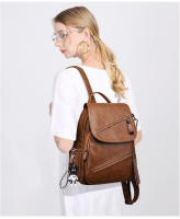 Mochila antirobo para Mujer, Piel sintética,para citas, excursiones, Actividades en interiores y Exteriores - details 3