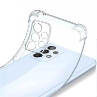 Funda De Lujo Transparente Y Antigolpes Para Samsung Galaxy S24 S23 S22 S21 S20 Ultra FE A14 A54 A53 A52 A52S A51 A73 A72 A71 Cubierta Media Lavable Antisuciedad Antirayones Antideslizante - details 3