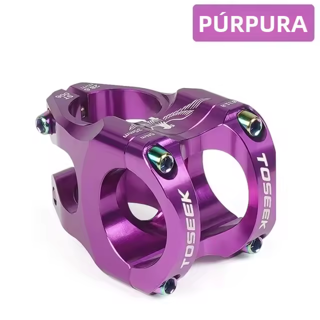 TOSEEK Tija De Bicicleta MTB 35mm CNC Ultraligera 0 Grados Elevación Durable Para DH AM Enduro Compatible Con Rueda Delantera 28.6mm - 1