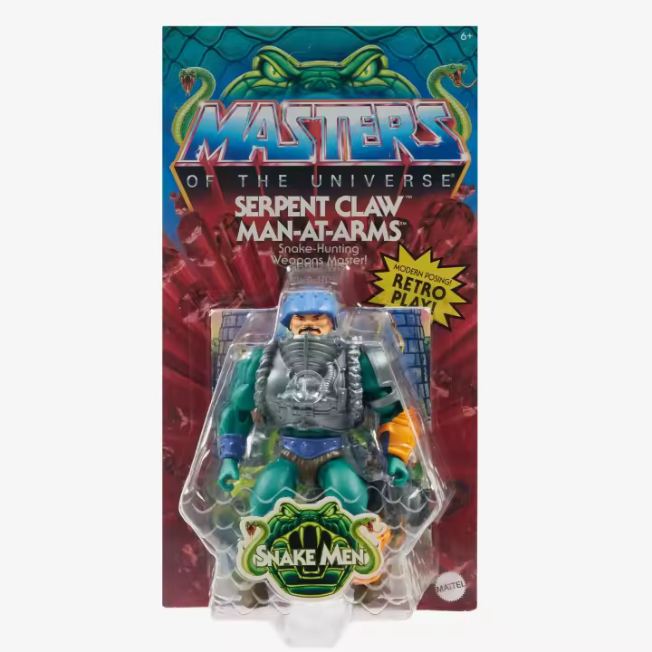 Figura Snake Serpent Claw Man At Arms Masters Of The Universe Articulada 14 cms - 1