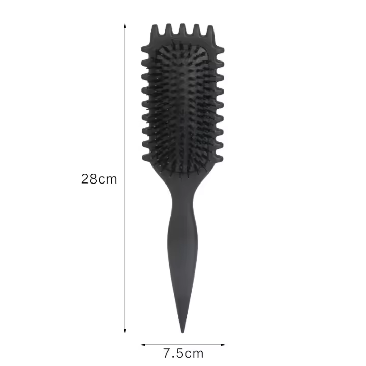 Bounce Curl Brush, Bounce Curl Defining Brush, Boar Bristle Hair Brush Styling - 1