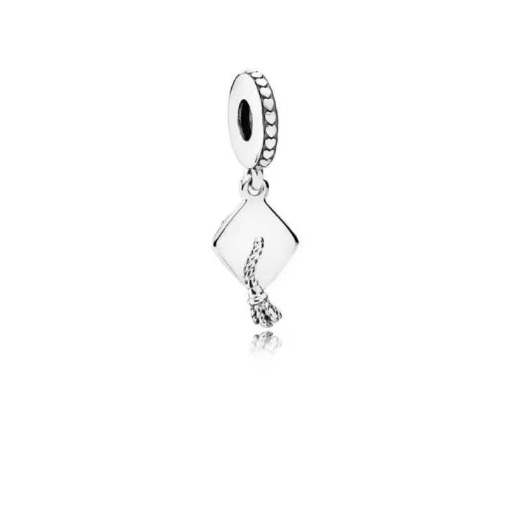 PANDORA Charm Colgante Birrete de Graduación 'El Trabajo Duro Tiene Su Recompensa' - Joyería Mujer - 1