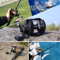 Carrete De Pesca En Agua Salada Sougayilang Serie 3000 4000 Carrete De Trapecio Derecho Para Pesca En Oceano Y Río Material Plástico - details 11