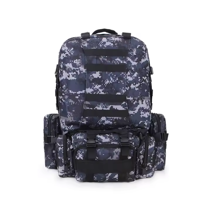 Mochara táctica combinada de gran capacidad, Bolsa de viaje para acampar, Deportos, Camuflaje Militar, senderismo, mochila para Exterior - 1