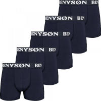 Calzoncillos Boxer Hombre Algodón - Ropa Interior Masculina Transpirable y Confortable Paquete de 5 Unidades, no rasguñan la Piel, Ropa Interior de algodón Calzoncillos color Negro Boxers para Hombre Pack de 5 Unidades - details 1