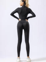 Ropa De Yoga Para Mujer Secado Rápido Alta Calidad Para Otoño E Invierno Deporte De Gimnasio Running Mañana Top Profesional - details 4