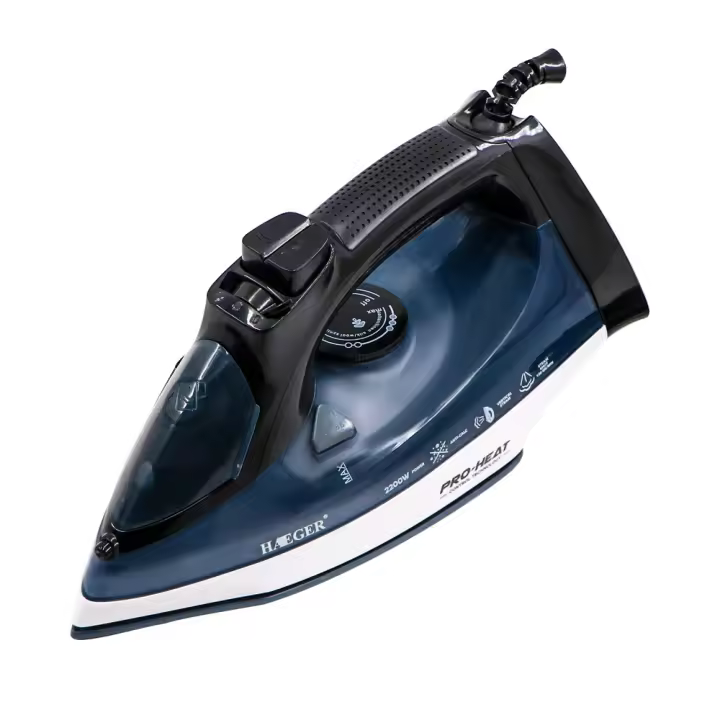 Plancha, plancha de vapor doméstica colgante con cable para uso en seco y húmedo 2200 W azul - 1