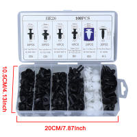 Kit De Clavijas Y Retenedores De Parachoques 100 Piezas Plásticas Universal Para Automóviles 6 Tamaños Populares Juego De Pines Y Clavijas De Presión Para Reparación De Coches - details 1
